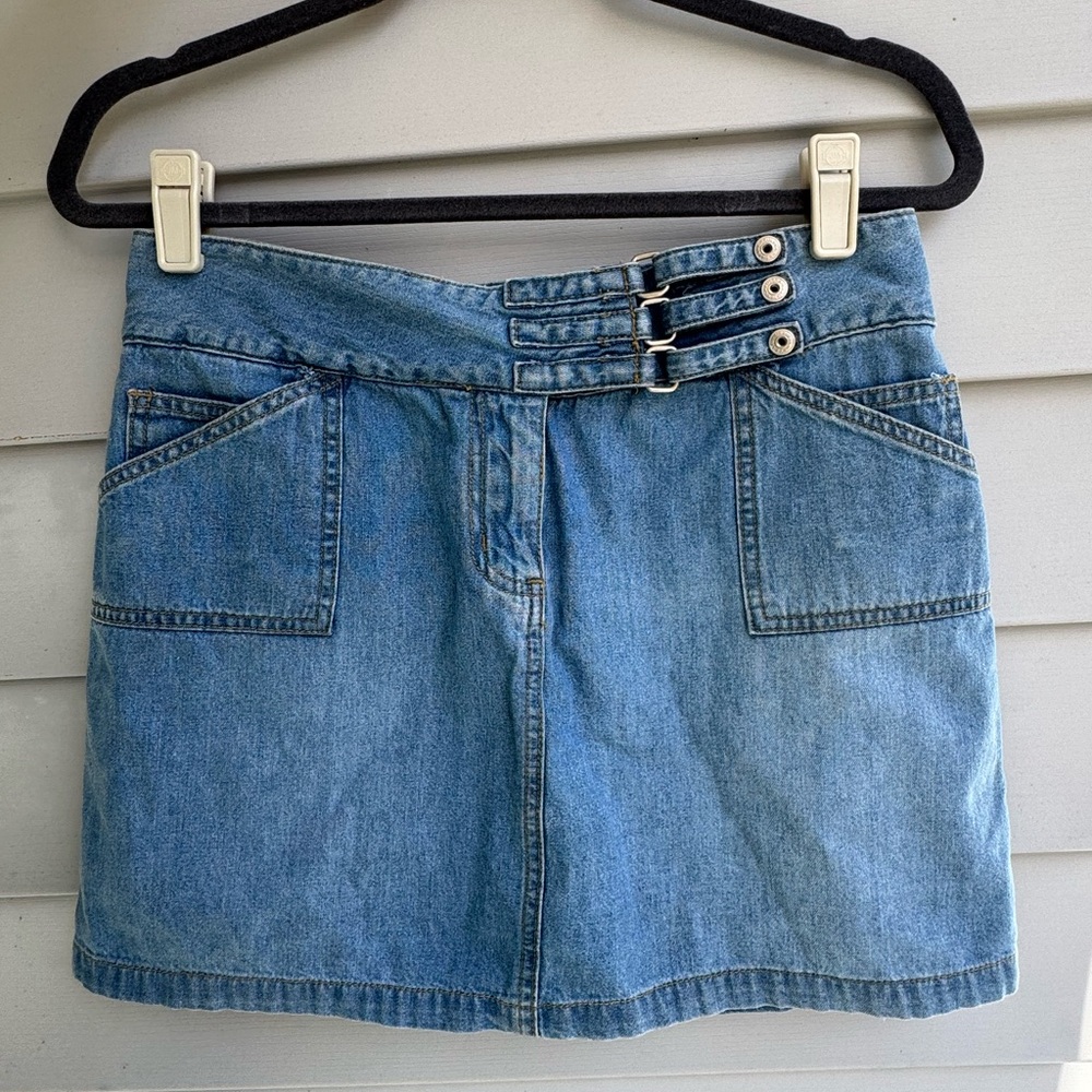 Vintage Blue Denim Skirt